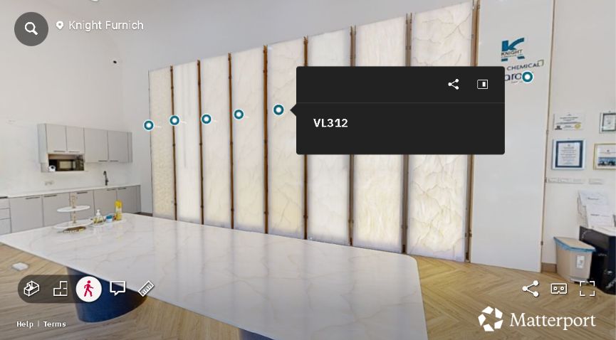การคลิกดูรหัสสินค้า VL312 ในโชว์รูมเสมือนจริง