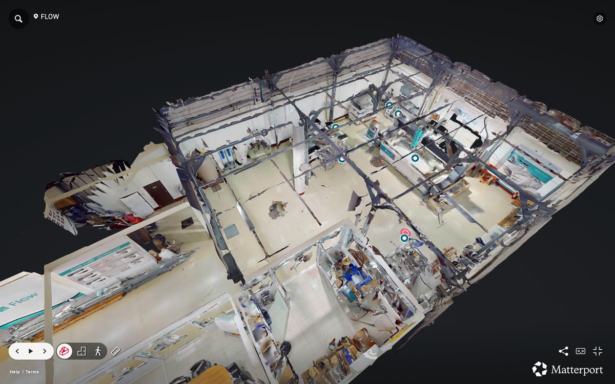 ผังโรงงานสยามอนันต์กิจ มุมมอง 3D Dollhouse