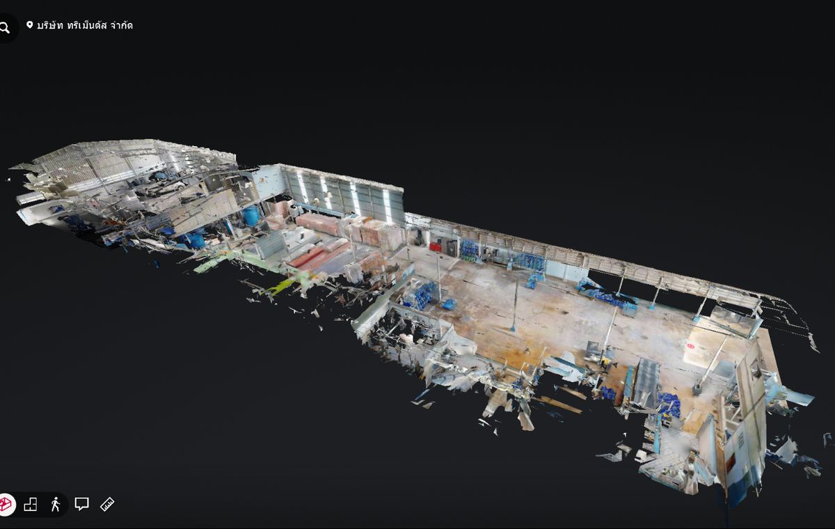 ผังโรงงานทริเม็นดัส มุมมอง 3D Dollhouse